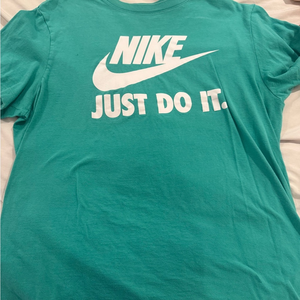 Nike Green Tee with Logo